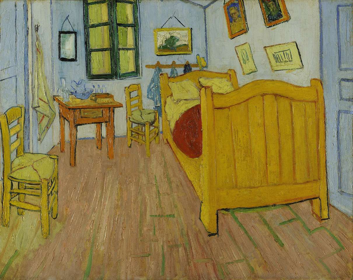De slaapkamer van Vincent van Gogh in Arles legpuzzel online