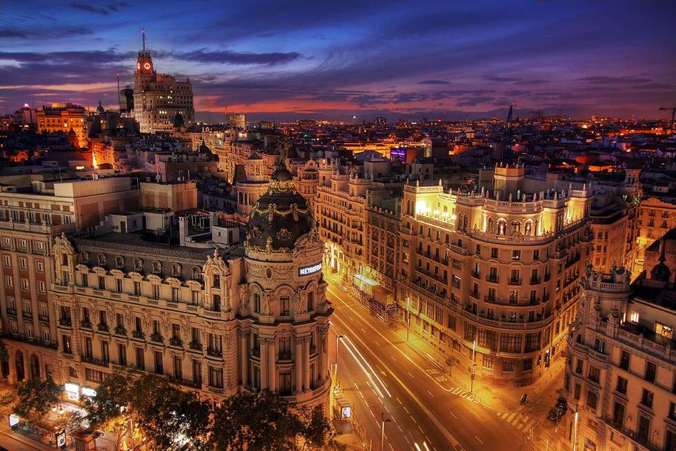 Spaniens byggnader Pussel online