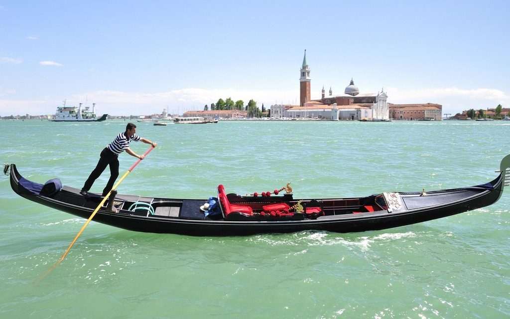 Γόνδολα στη Βενετία παζλ online