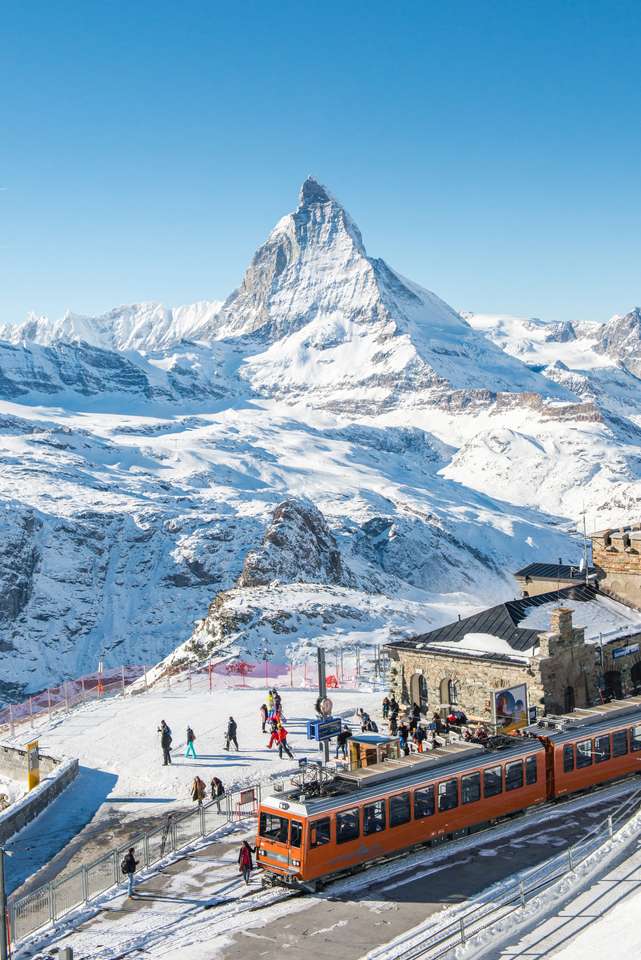 Švýcarsko Alpy Matterhorn online puzzle