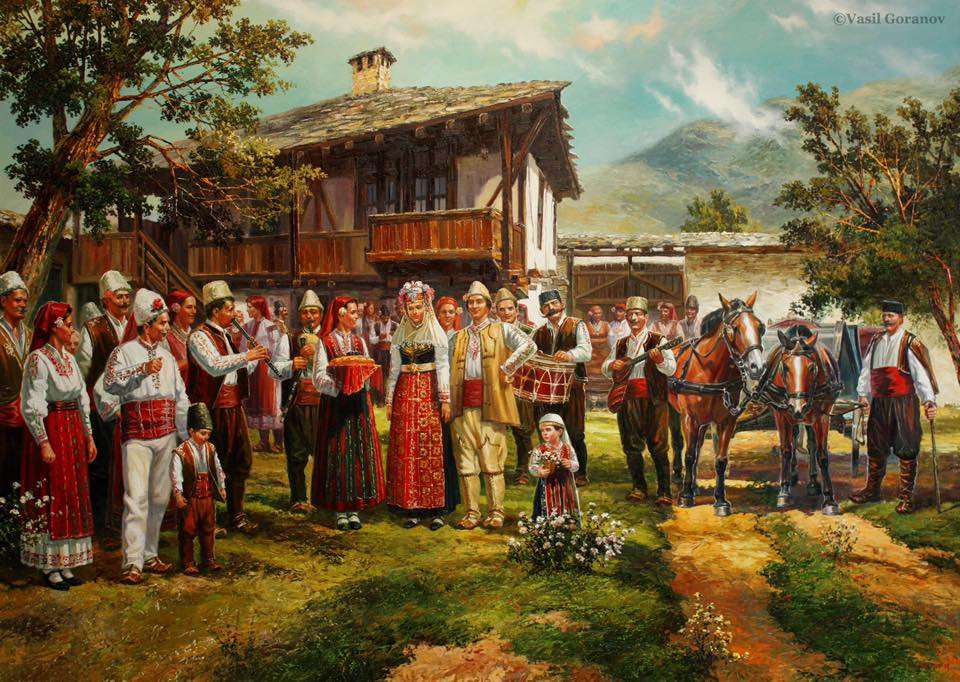 Authentische bulgarische Hochzeit Puzzlespiel online