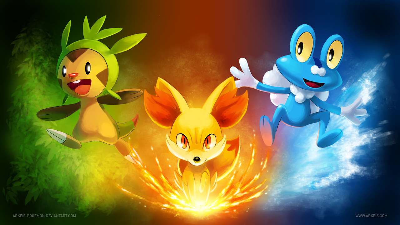 Pokémon Trio skládačky online
