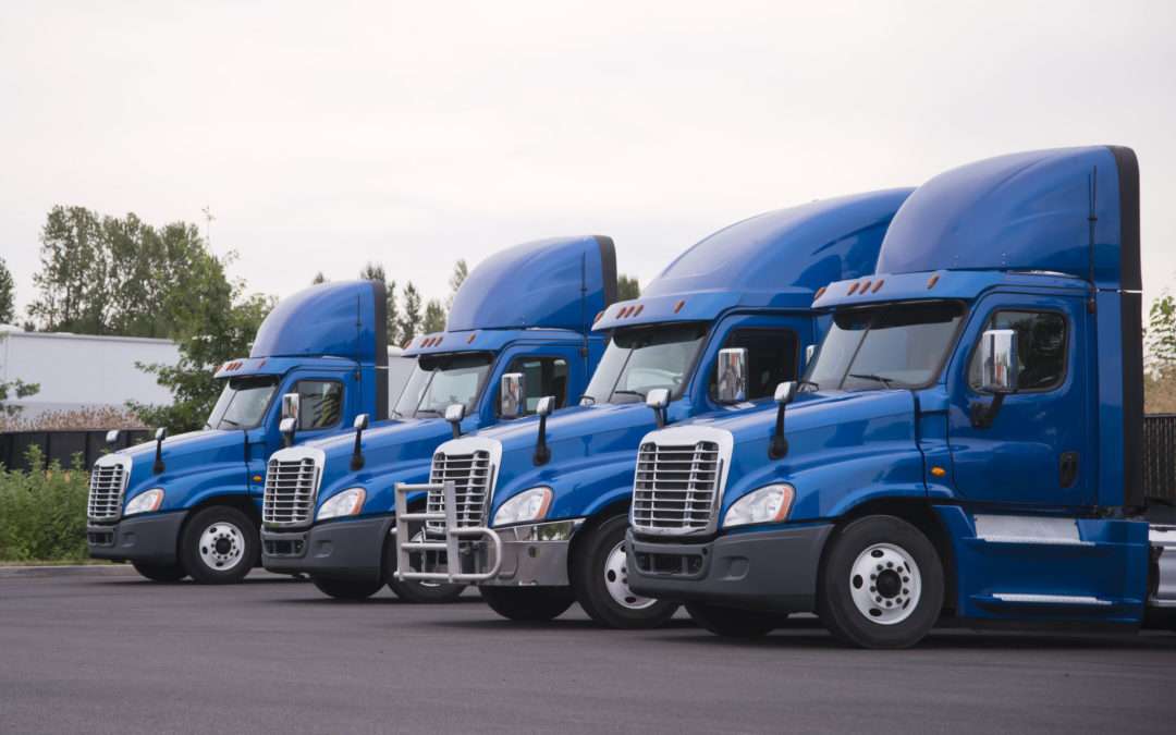μπλε φορτηγά online παζλ
