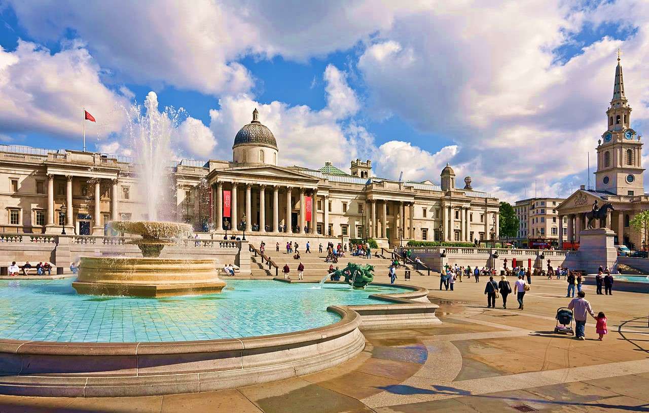 Londen Trafalgar Square legpuzzel online