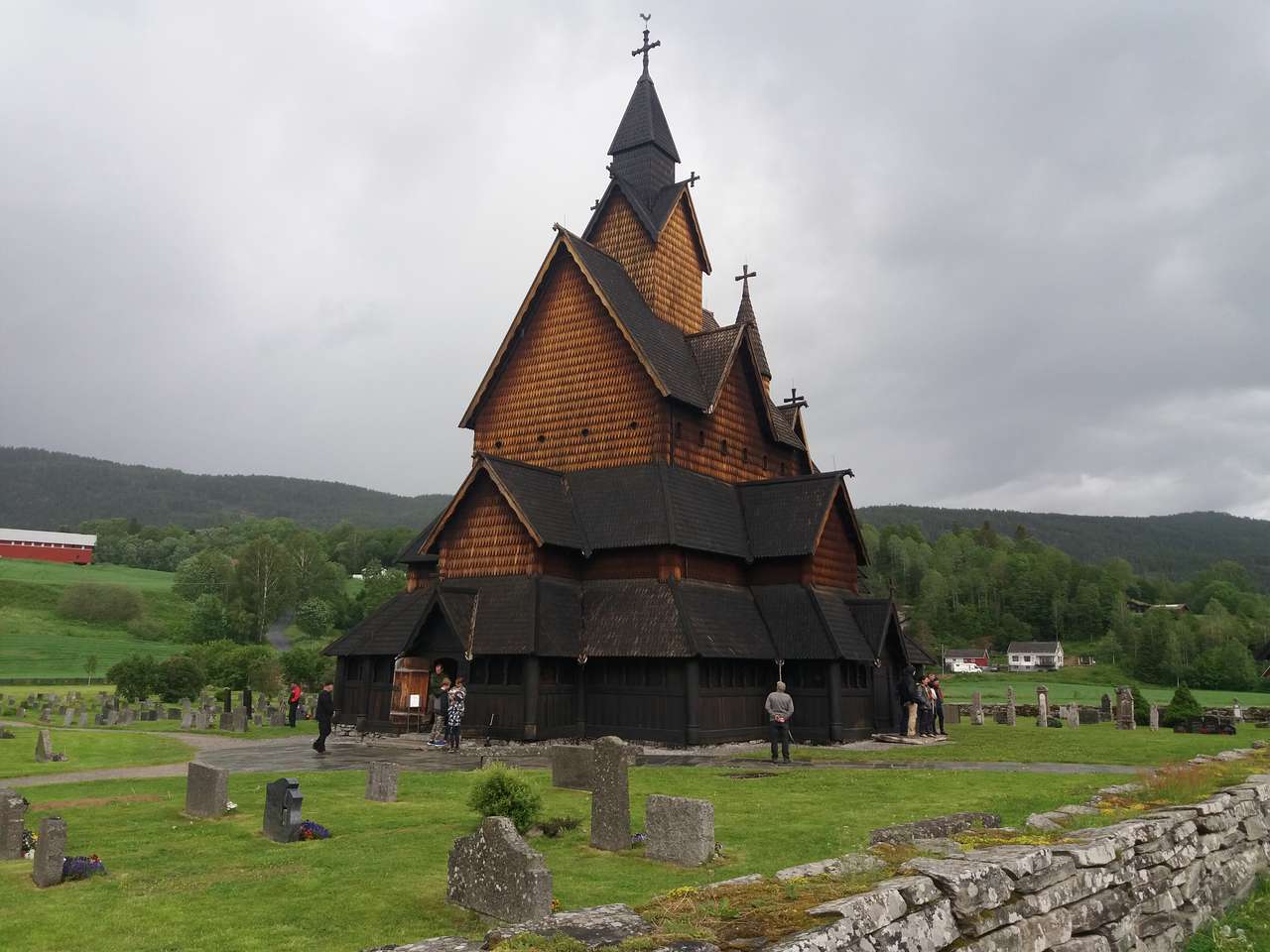Церковь в Норвегии онлайн-пазл