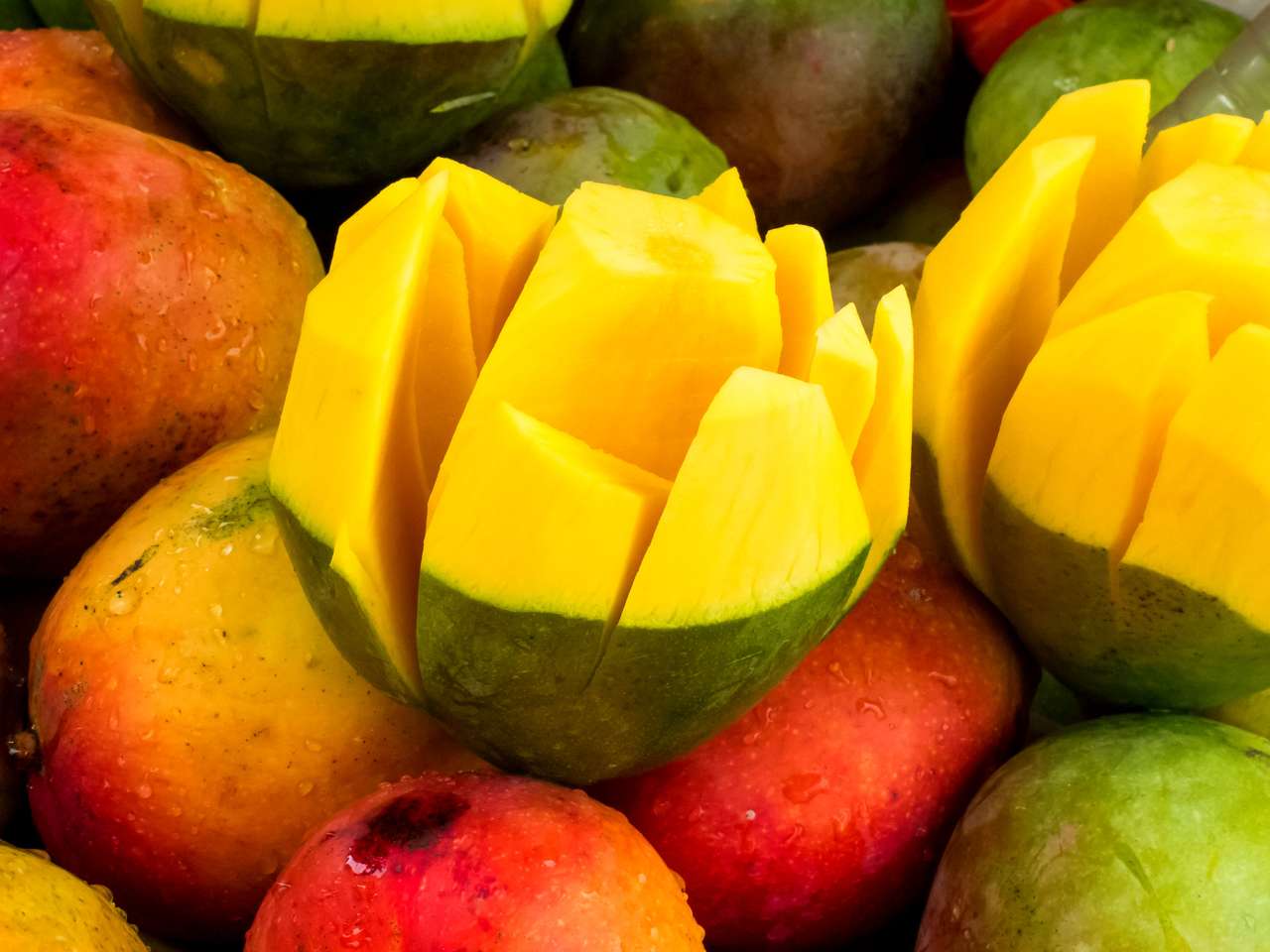 Mango tropical puzzle online
