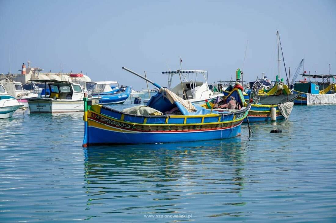 Luzzu - en sorts maltesisk fiskebåt pussel på nätet