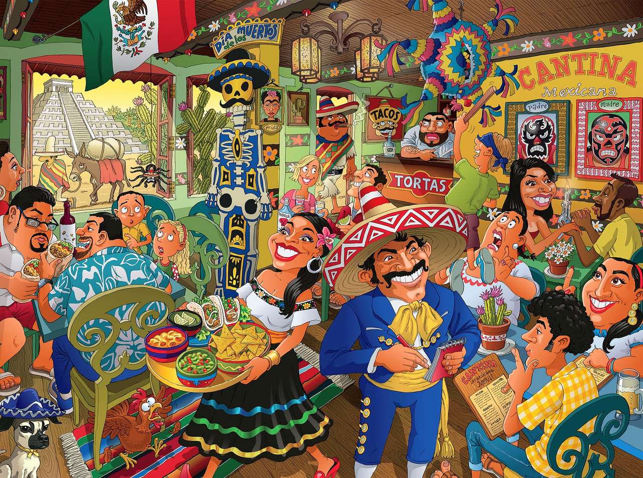 Mexická restaurace online puzzle