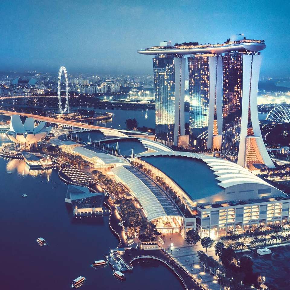 Singapore - Malayhalvön pussel på nätet