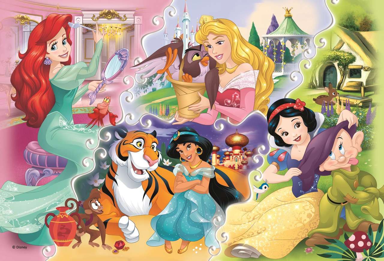 Personajele Disney puzzle online