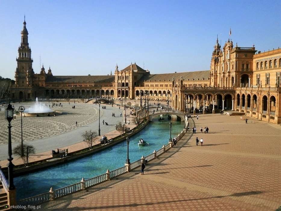 Севиля - Испански площад онлайн пъзел