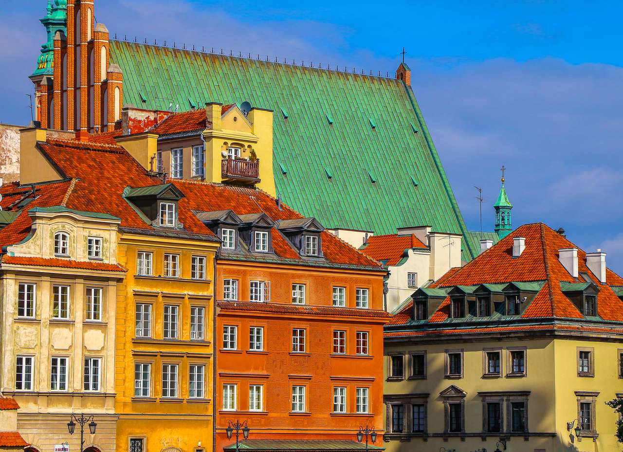 Oude binnenstad van Warschau online puzzel