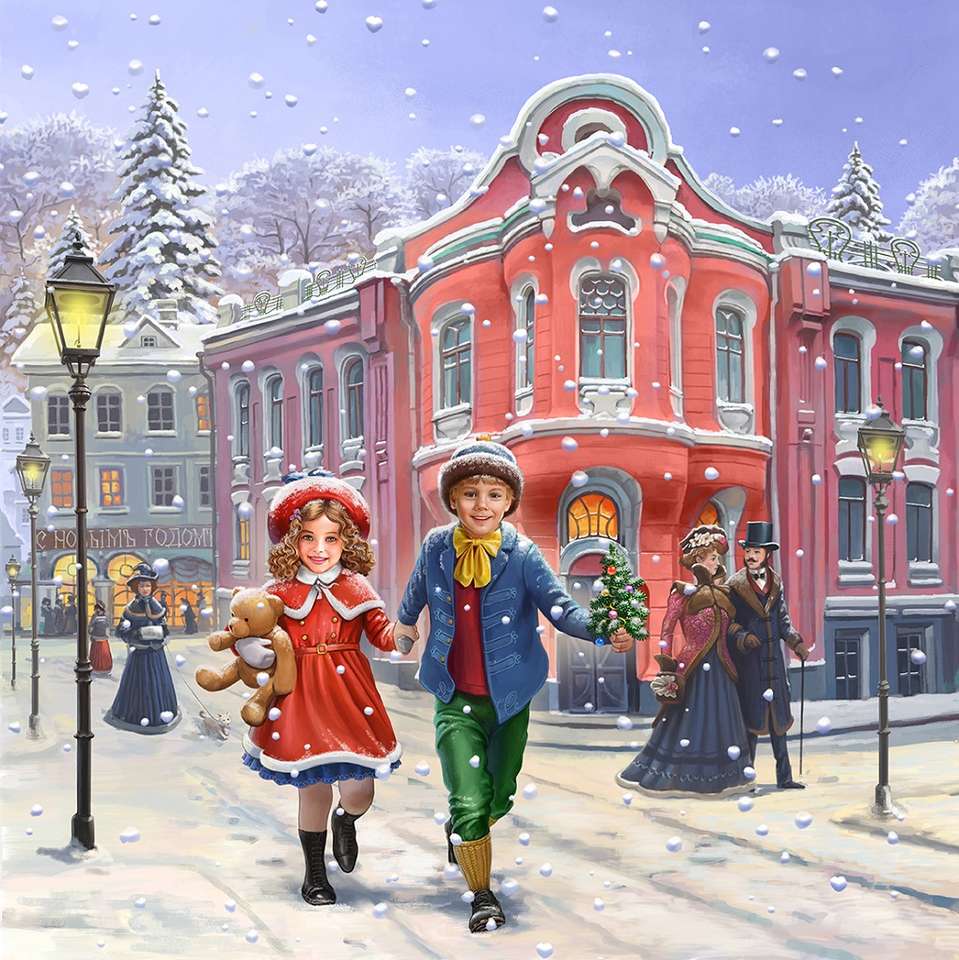 walk in the snow jigsaw puzzle online
