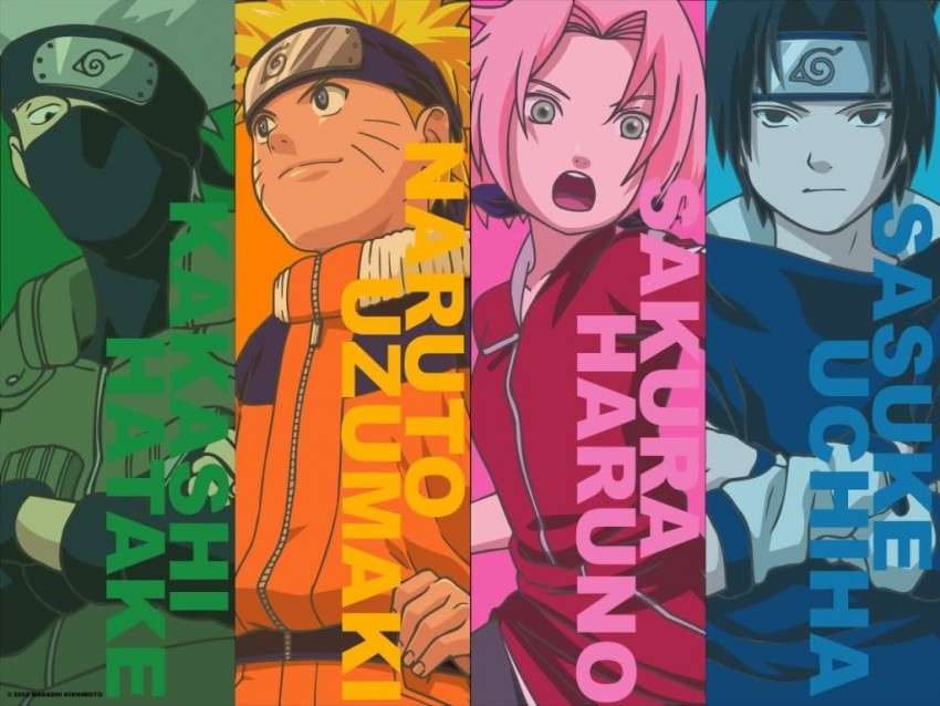 Naruto mise skládačky online