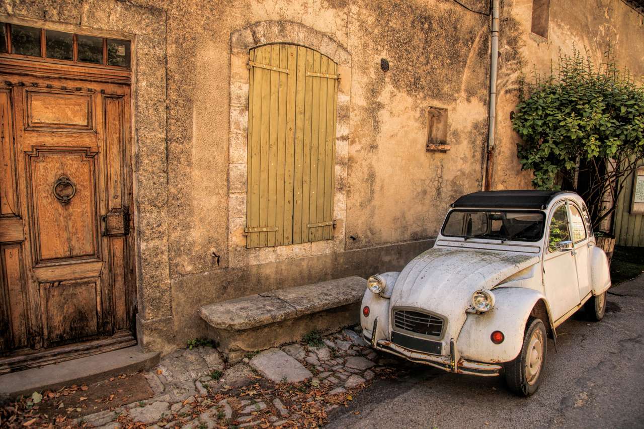 Klasické francouzské auto online puzzle