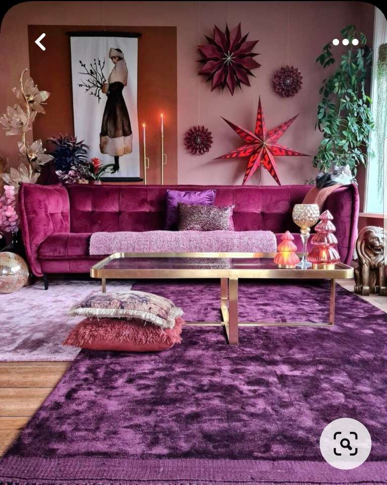 Chambre violette puzzle en ligne