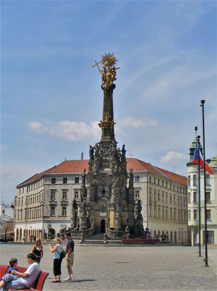 Columna de la Santísima Trinidad en Olomouc rompecabezas en línea