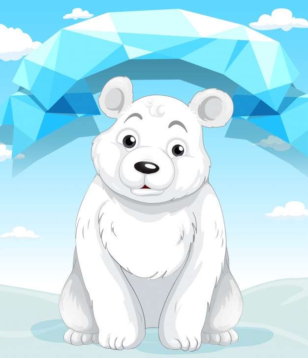 pequeño oso polar rompecabezas en línea