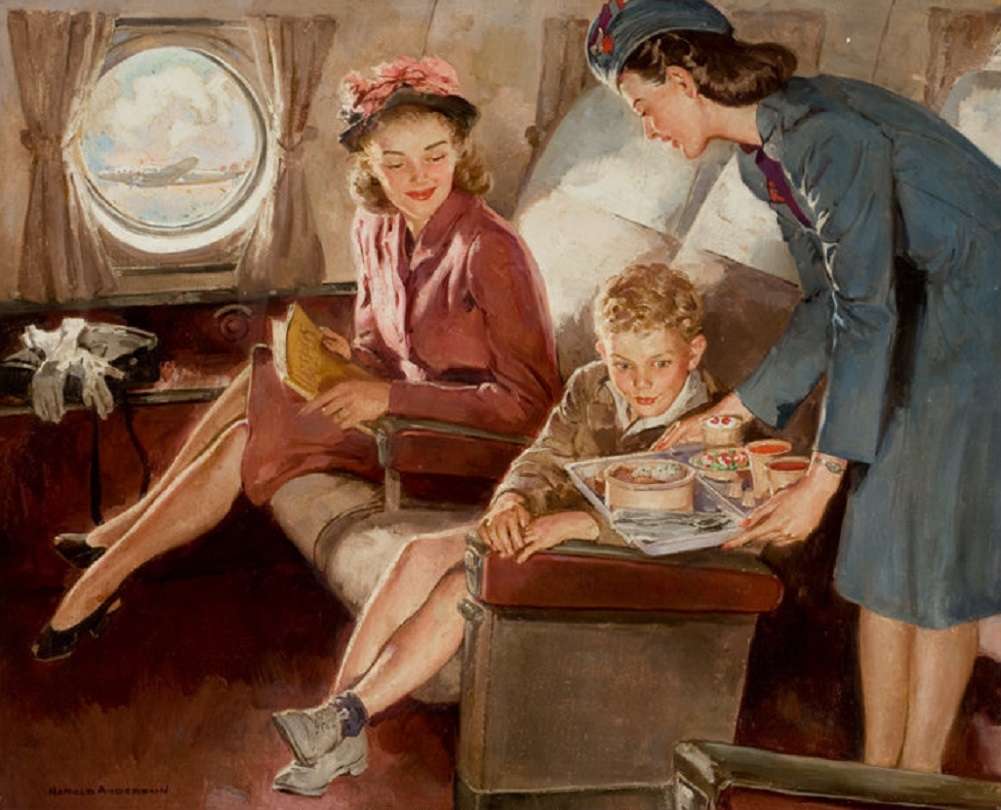 Πρώτη πτήση για την ξανθιά - H. Anderson παζλ online