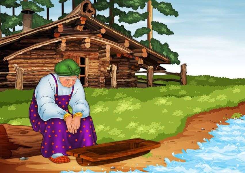 Sad and pensive granny jigsaw puzzle online