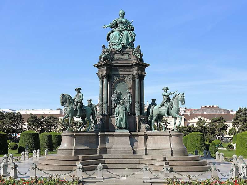 Пам'ятник Марії Терезії у Відні онлайн пазл