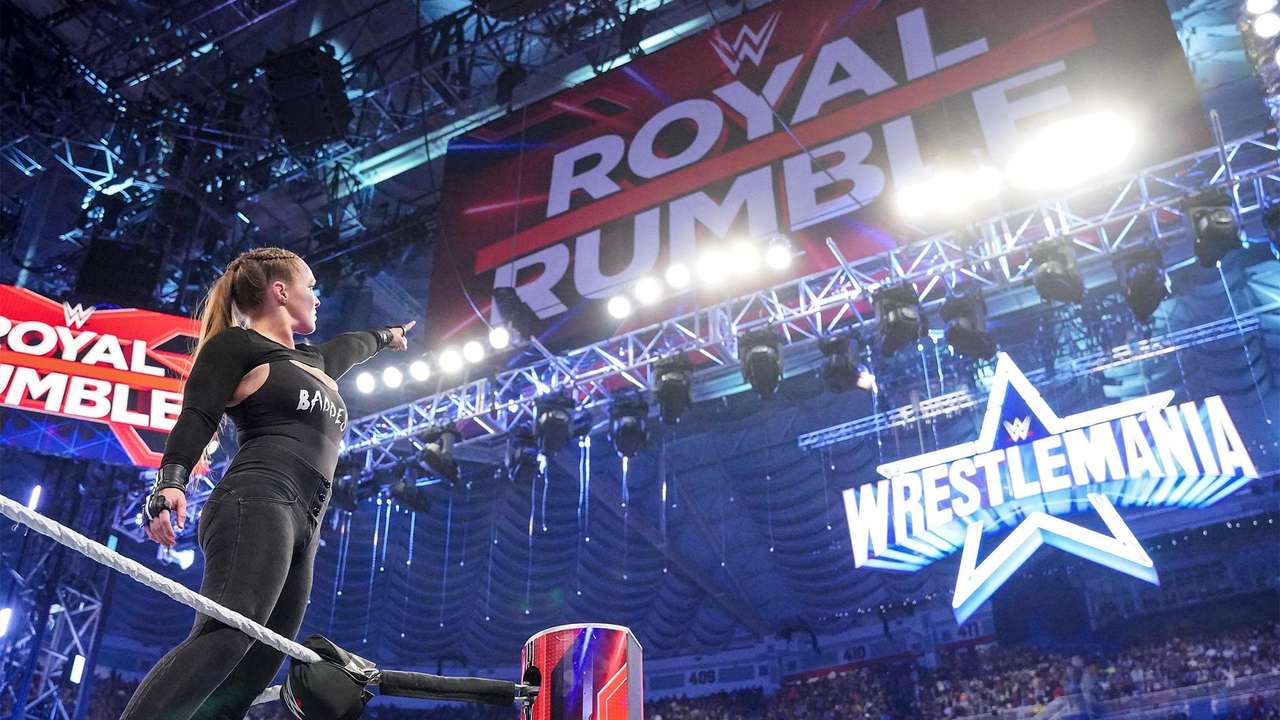 Ronda Rousey Vainqueur du Royal Rumble Féminin puzzle en ligne
