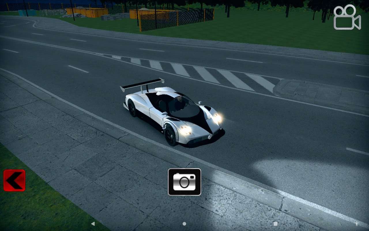 Реальный симулятор вождения Pagani zonda R онлайн-пазл