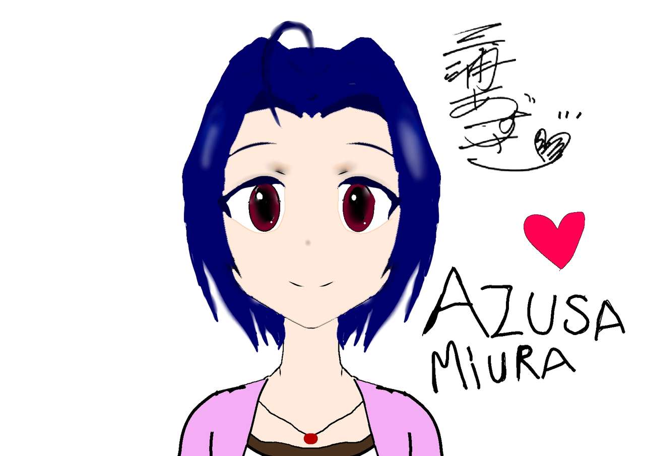 Миура Азуса онлайн пъзел