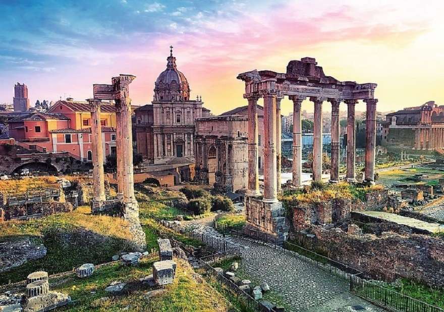 Forum romain. puzzle en ligne