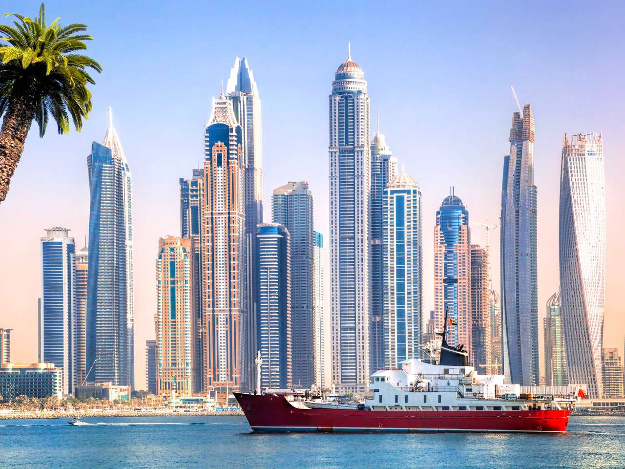 Panorama van Dubai legpuzzel online
