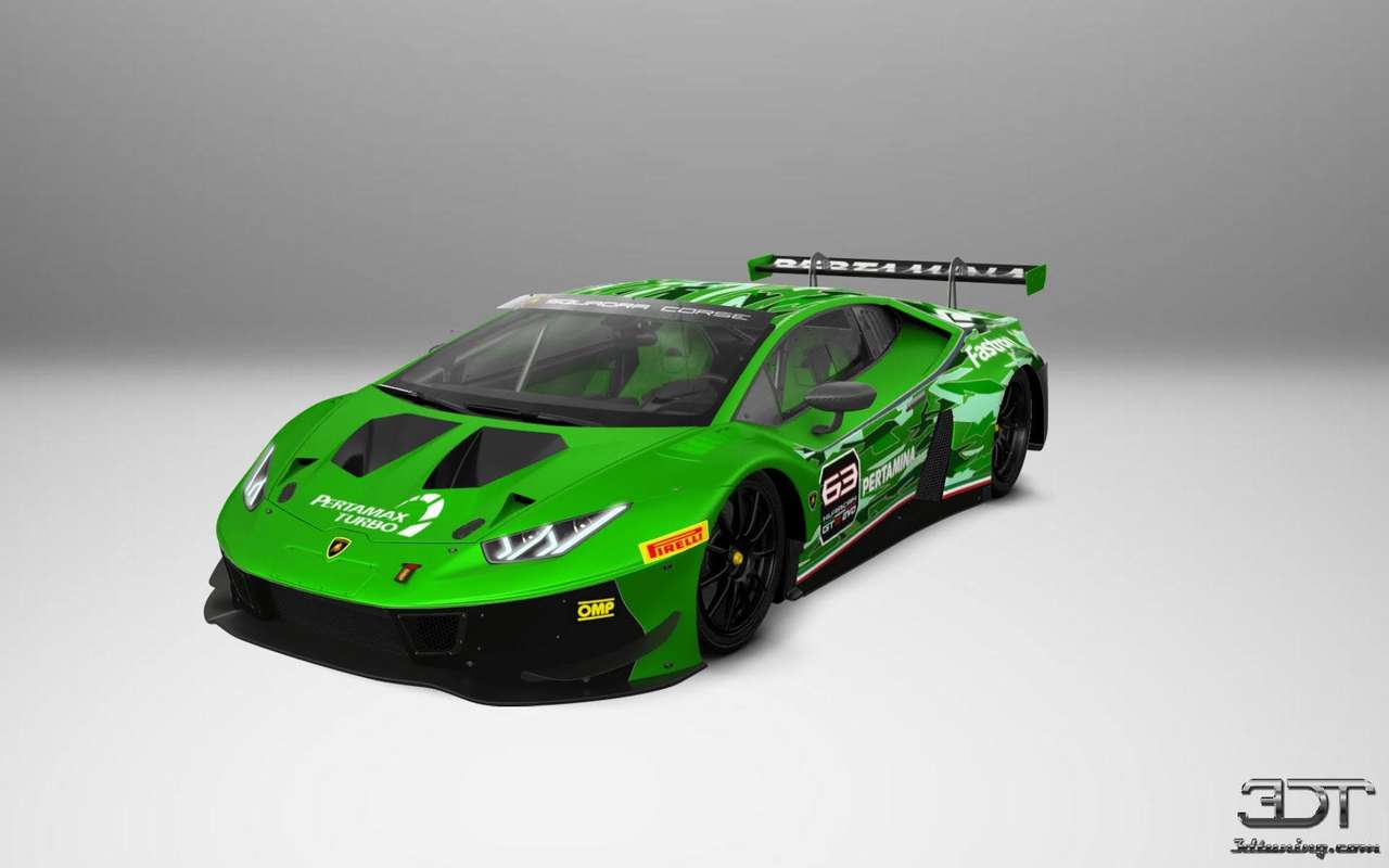 Lamborghini huracan GT3 Evo online puzzle