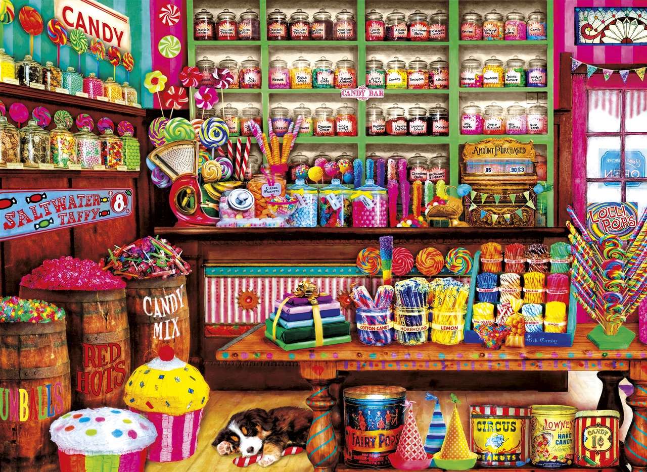 Süßigkeitenladen Online-Puzzle