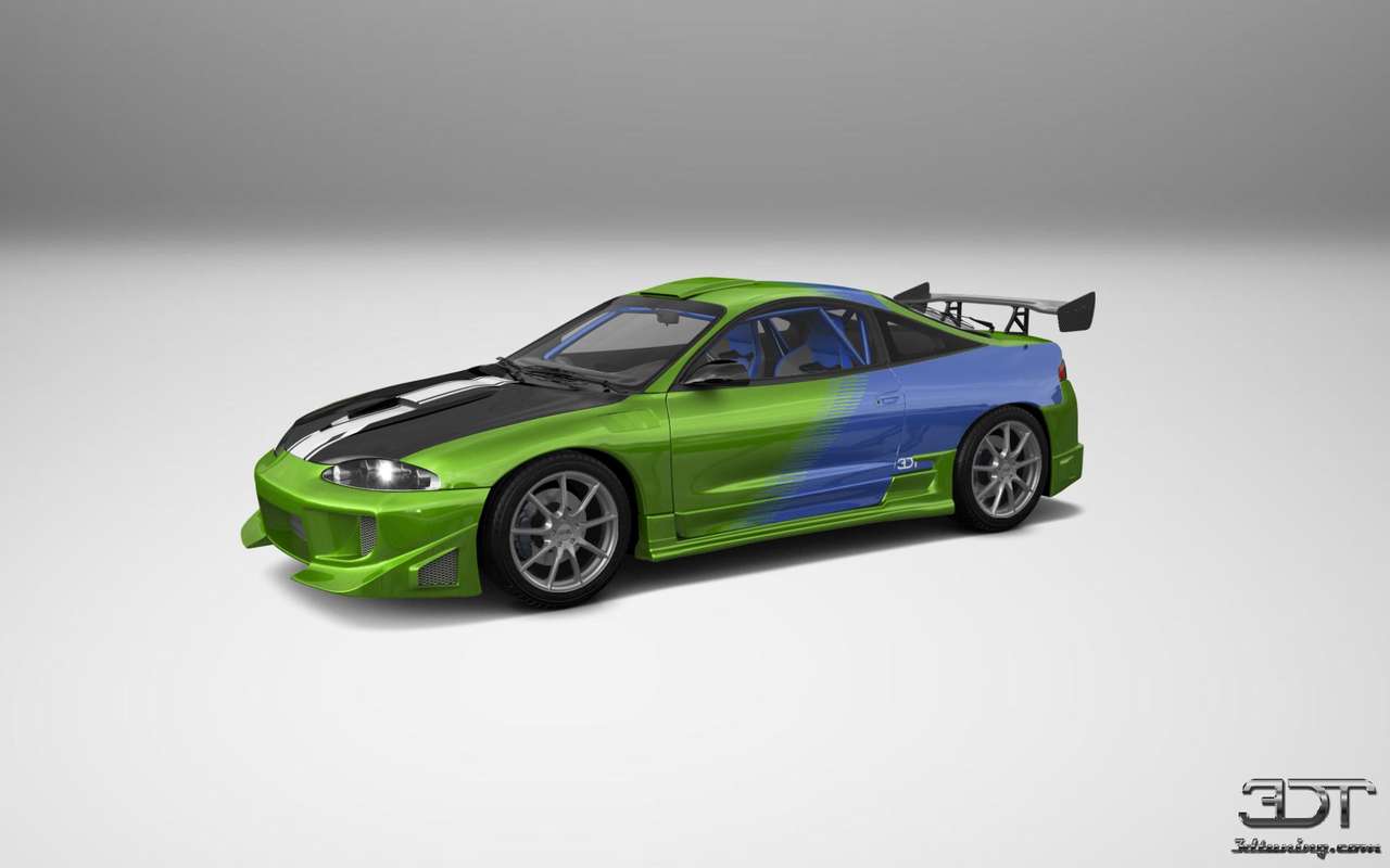 Velozes e furiosos 2 Mitsubishi eclipse puzzle online