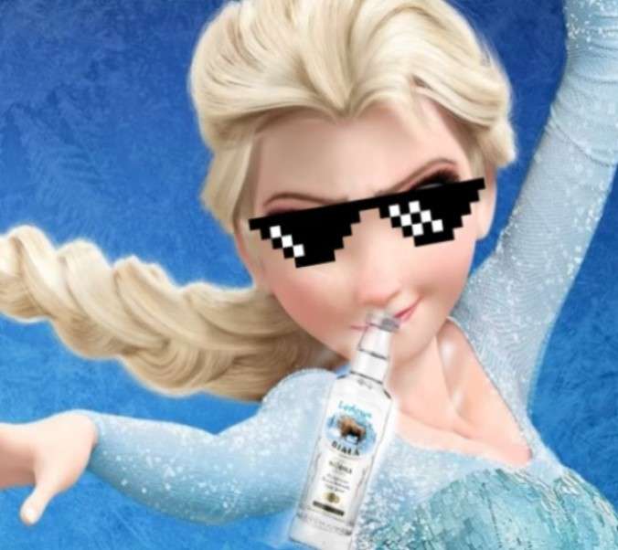 Elsa después de un año en Rusia rompecabezas en línea
