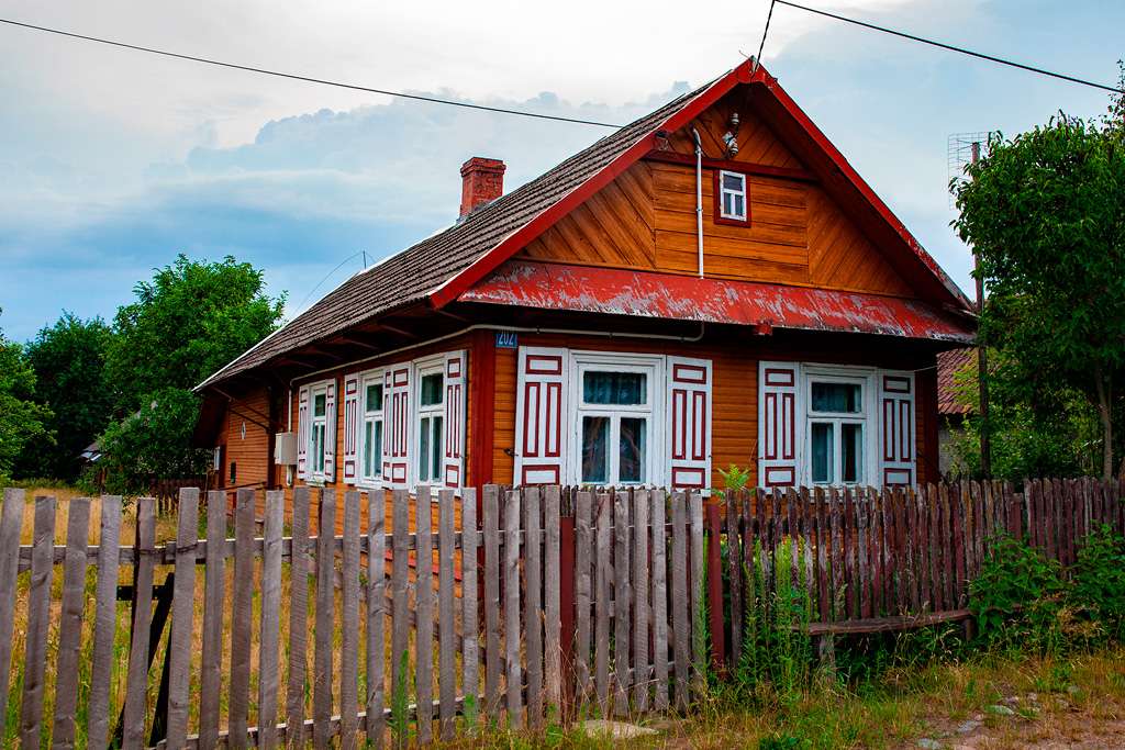 Una cabaña en Podlasie rompecabezas en línea