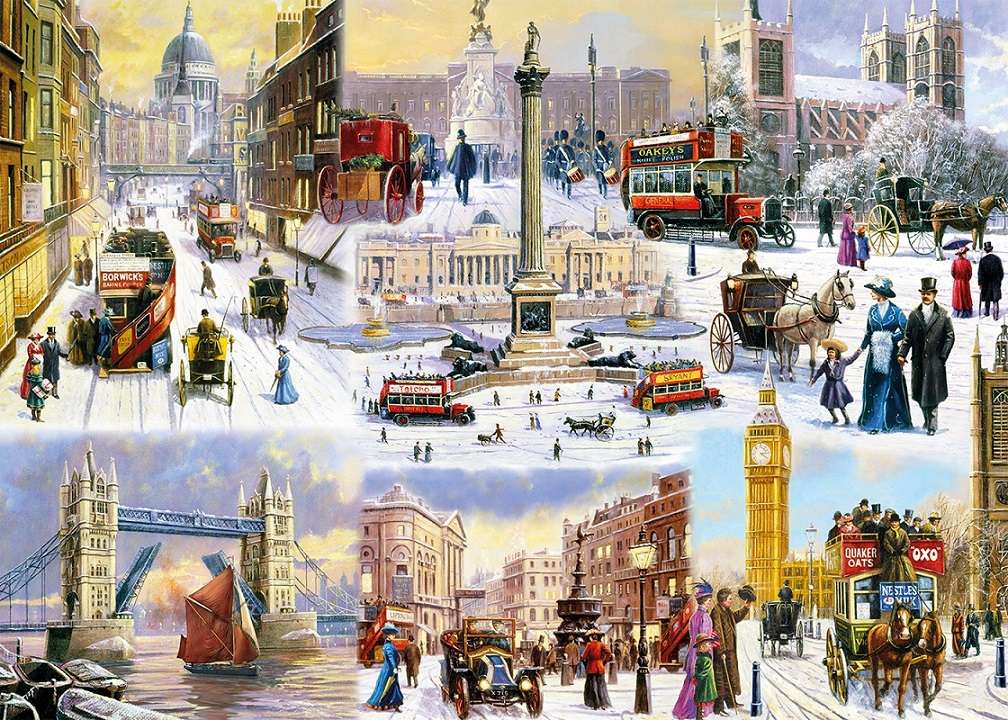Winter in London. Online-Puzzle