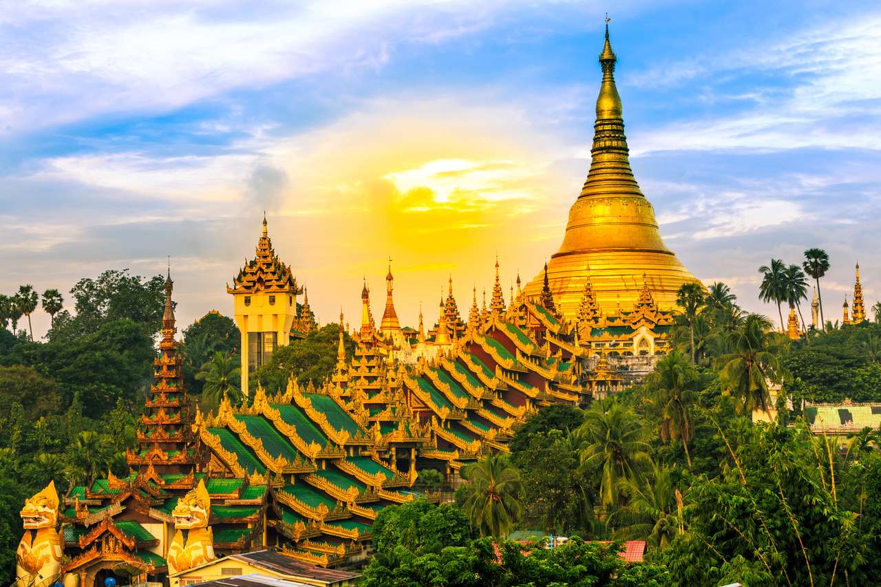 Shwedagon Pagoda pussel på nätet