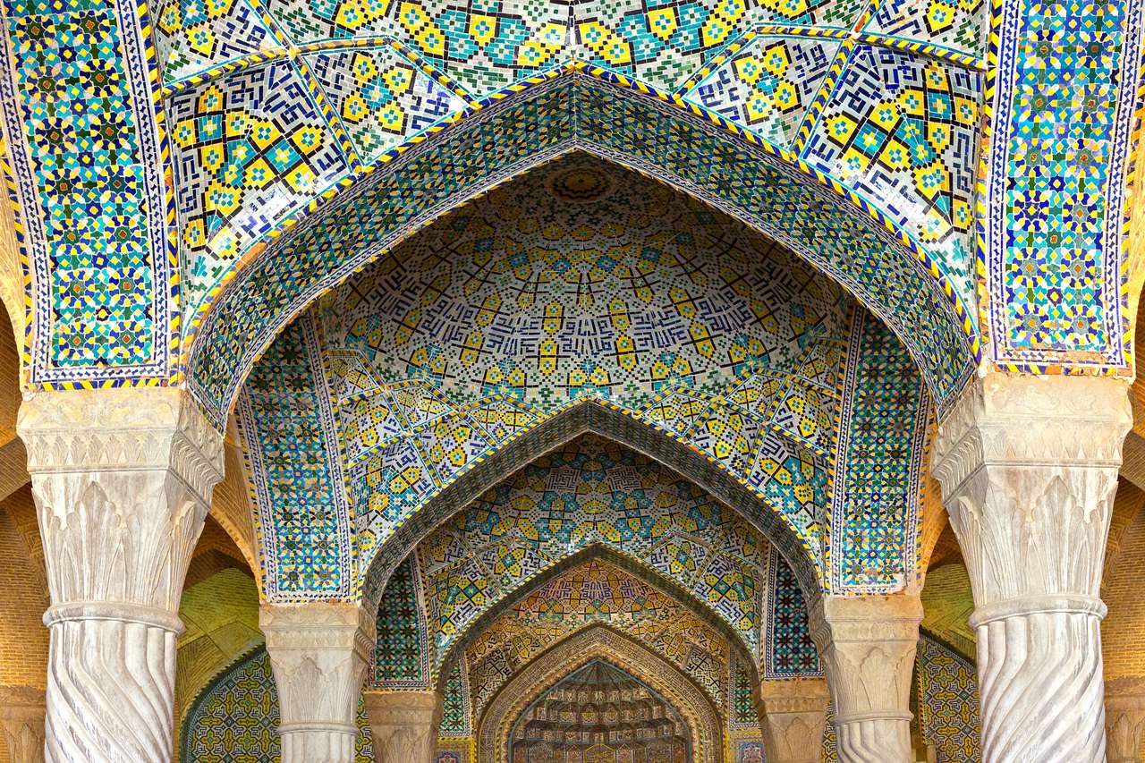 Mezquita Vakil en Irán rompecabezas en línea