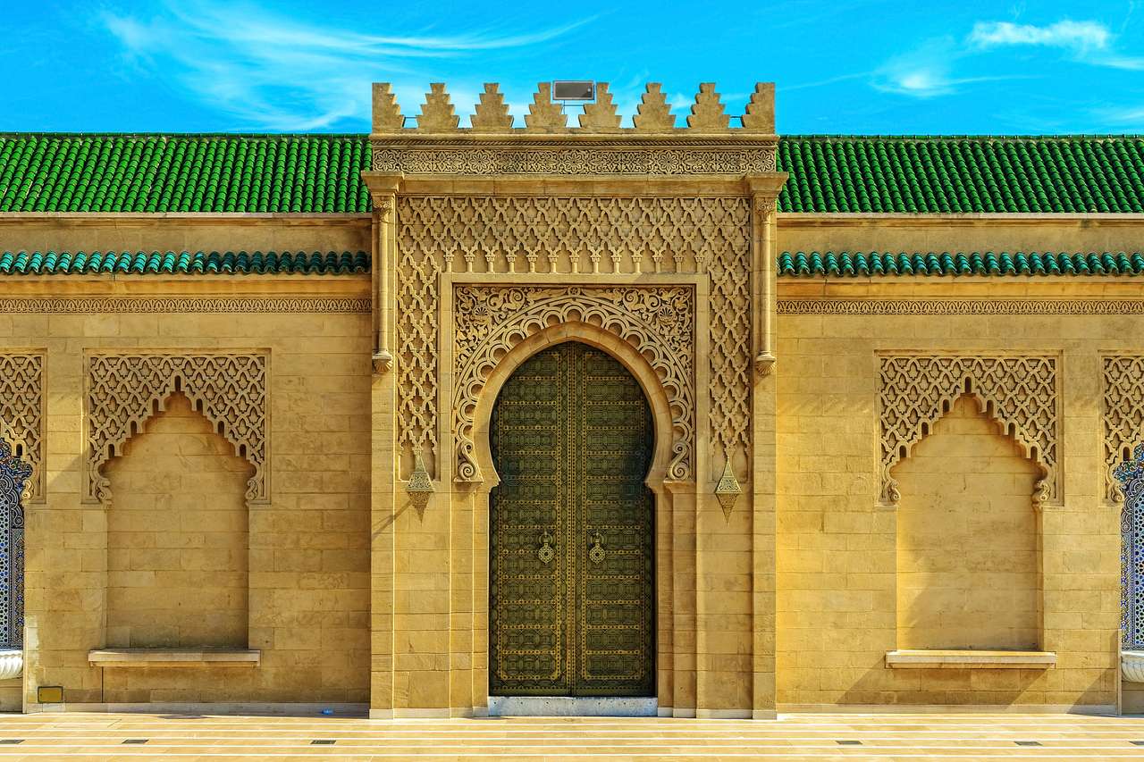 A porta do estilo marroquino puzzle online