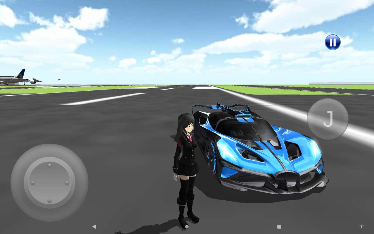 Clasa de conducere 3d Bugatti bolid puzzle online