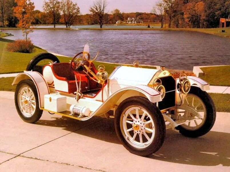 Topsnelheid auto - jaar 1912 online puzzel