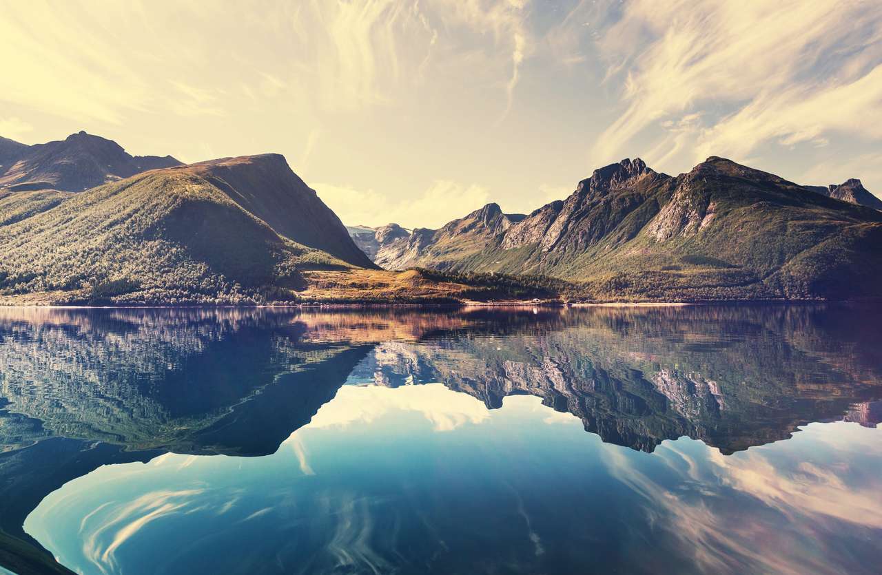 Пейзаж Норвегии онлайн-пазл