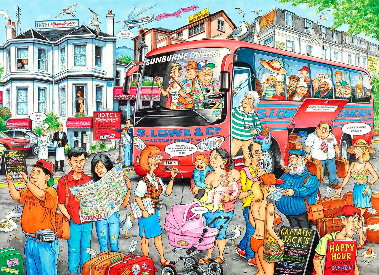 călătorie cu autobuzul jigsaw puzzle online