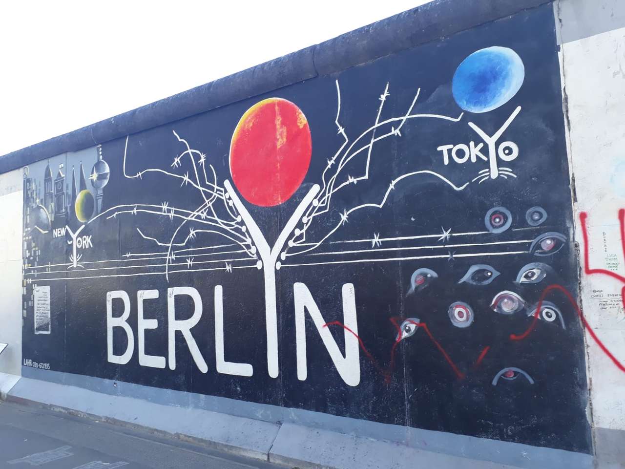 Mural del muro de Berlín rompecabezas en línea
