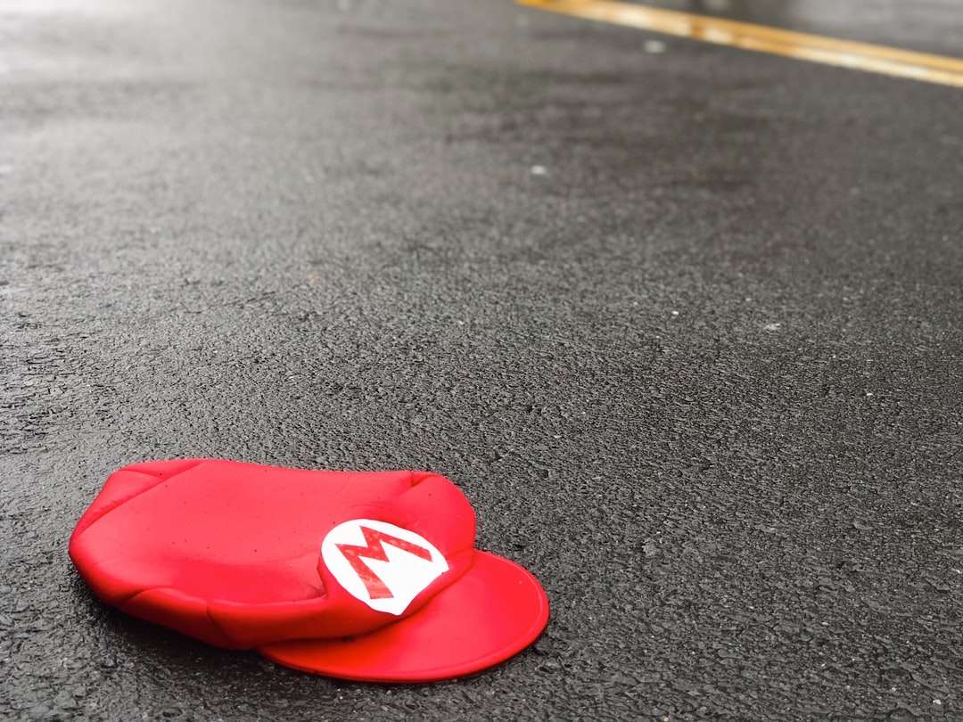 Mario hatt på marken pussel på nätet
