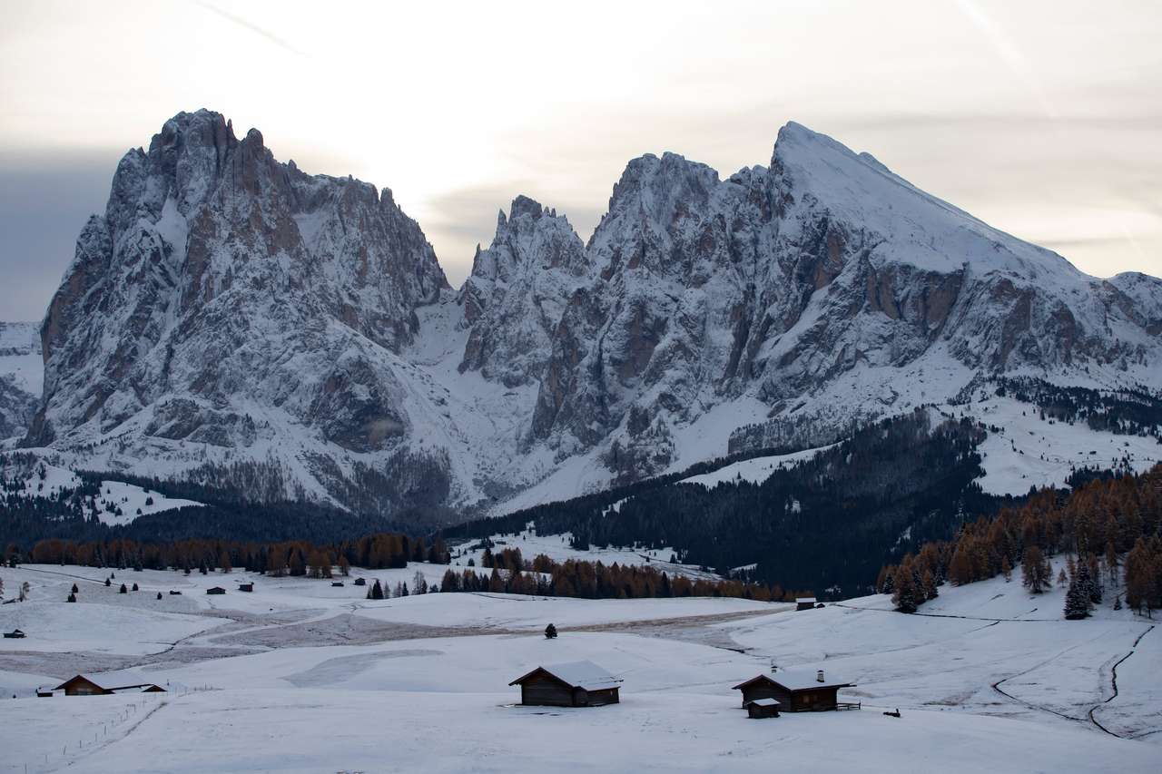 Alpe di Siusi, Dolomiterna Pussel online