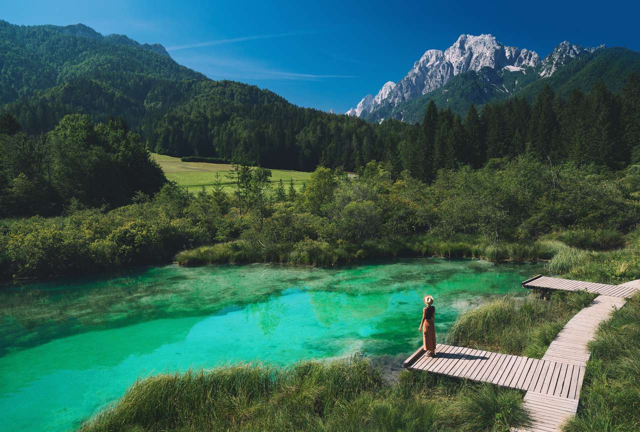 Zelenci ve Slovinsku skládačky online