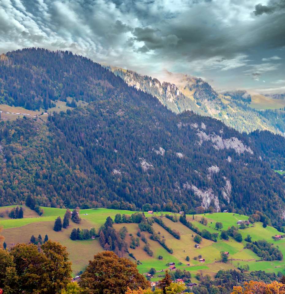 Europäische Alpen in der Schweiz Online-Puzzle
