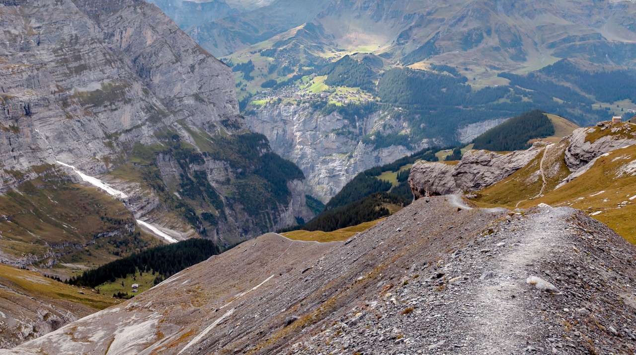 Европейски алпи в Швейцария онлайн пъзел