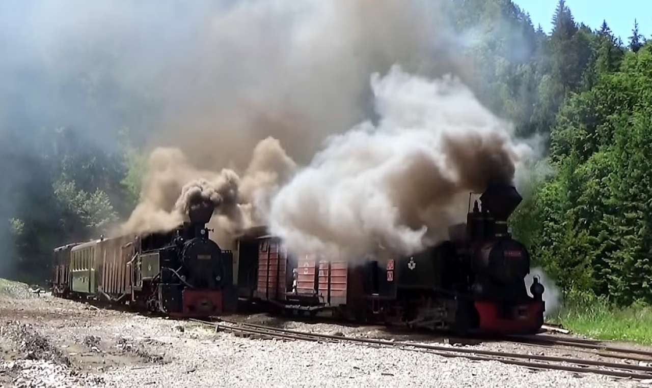 Lesní železnice v Karpatech Obrázek 2 online puzzle